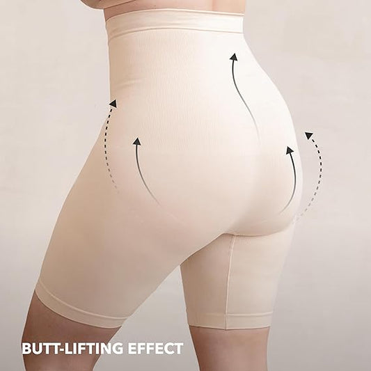 Shapewear for Women High Waisted Tummy Control Shorts Thigh Slimmer Seamless Body Shaper Underwear for Women